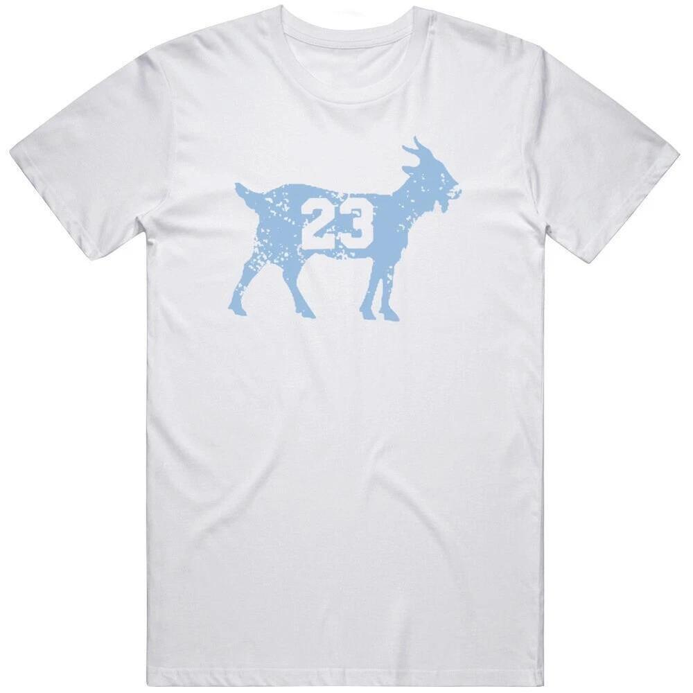 Goat 23 Michael Jordan North Carolina Basketball Fan Distressed V2 T Shirt